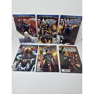 Secret Avengers #1-6 Comic Lot, Marvel, Debut Of Secret Avengers And Heroic Age
